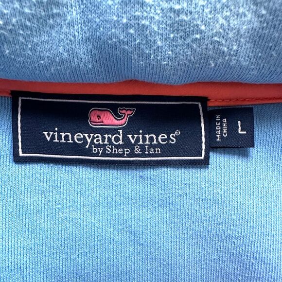 Vineyard Vines Shep & Ian Pullover Shirt Quilted Quarter Button Top - Picture 11 of 15